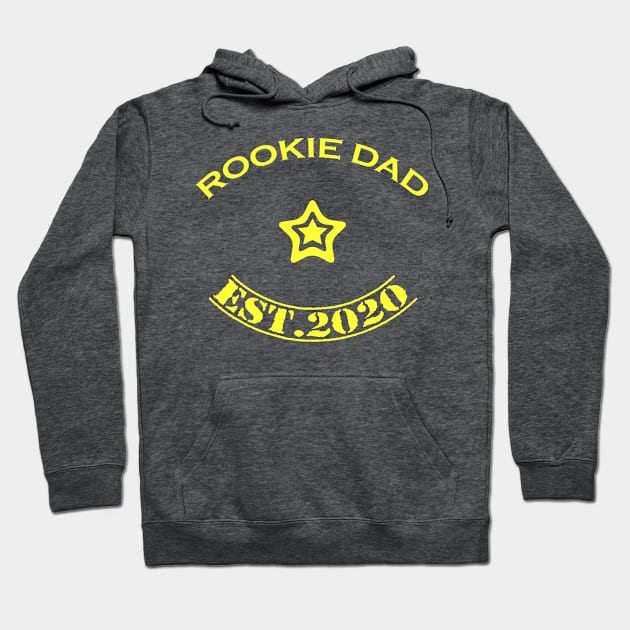 Rookie dad yellow Hoodie by Teeject